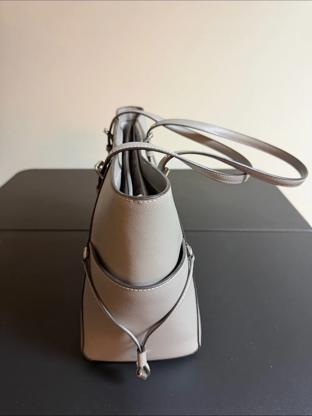 Michael Kors Light Taupe Saffiano Leather Tote