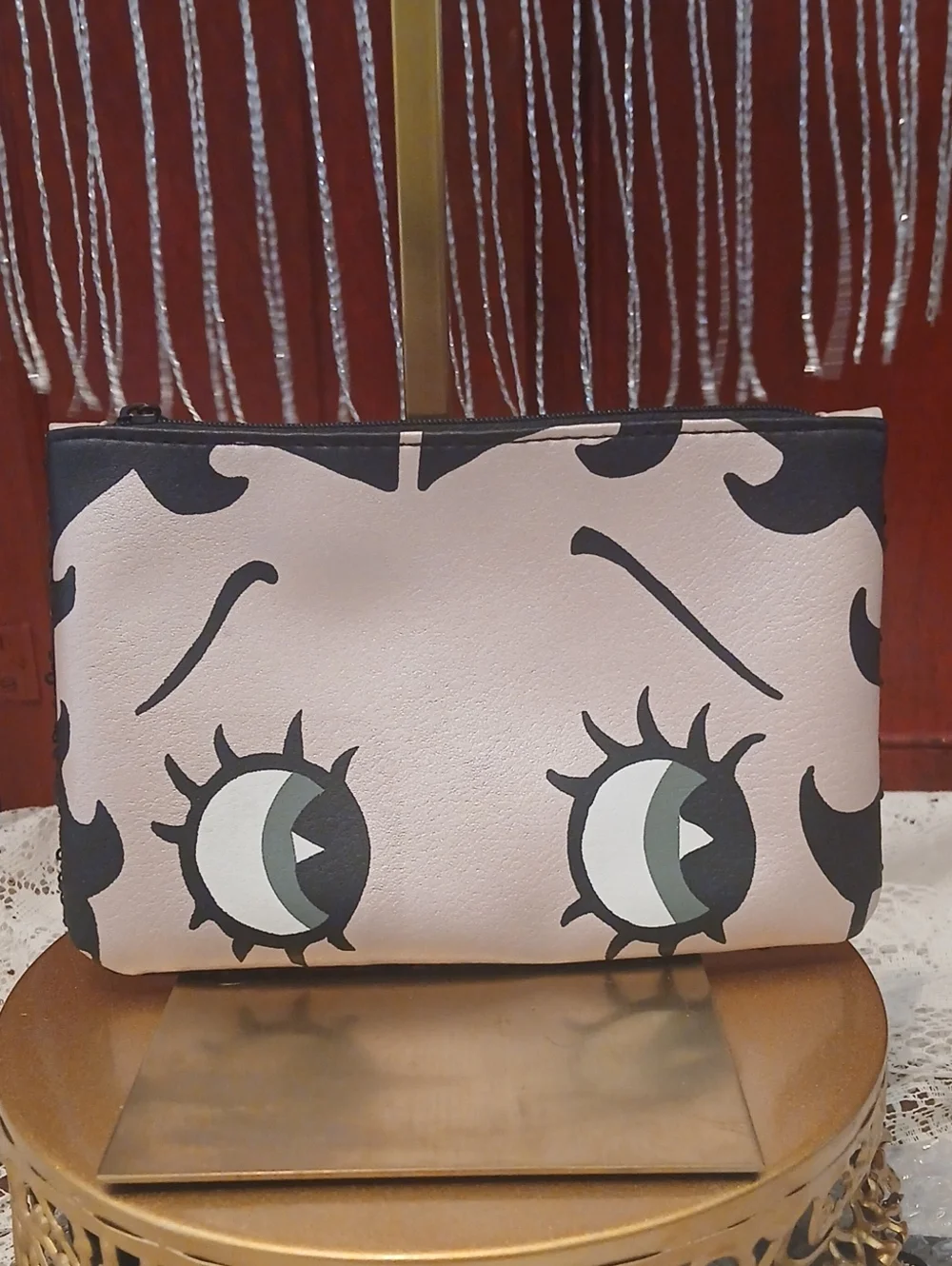 ipsy Pale Pink Betty Boop Face Cosmetic Pouch