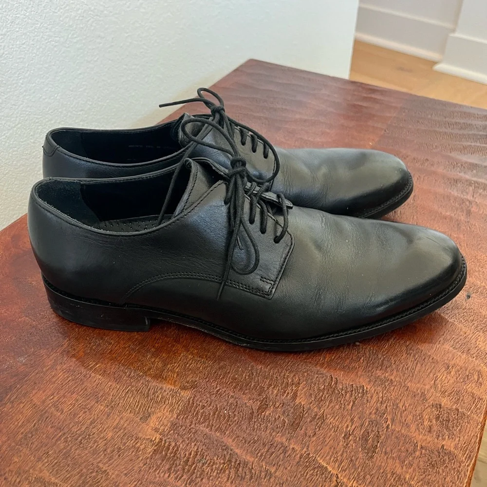 Cole Haan Hawthorn Black Lace Up Oxford Dress Office Special Event Shoes Sz 10.5