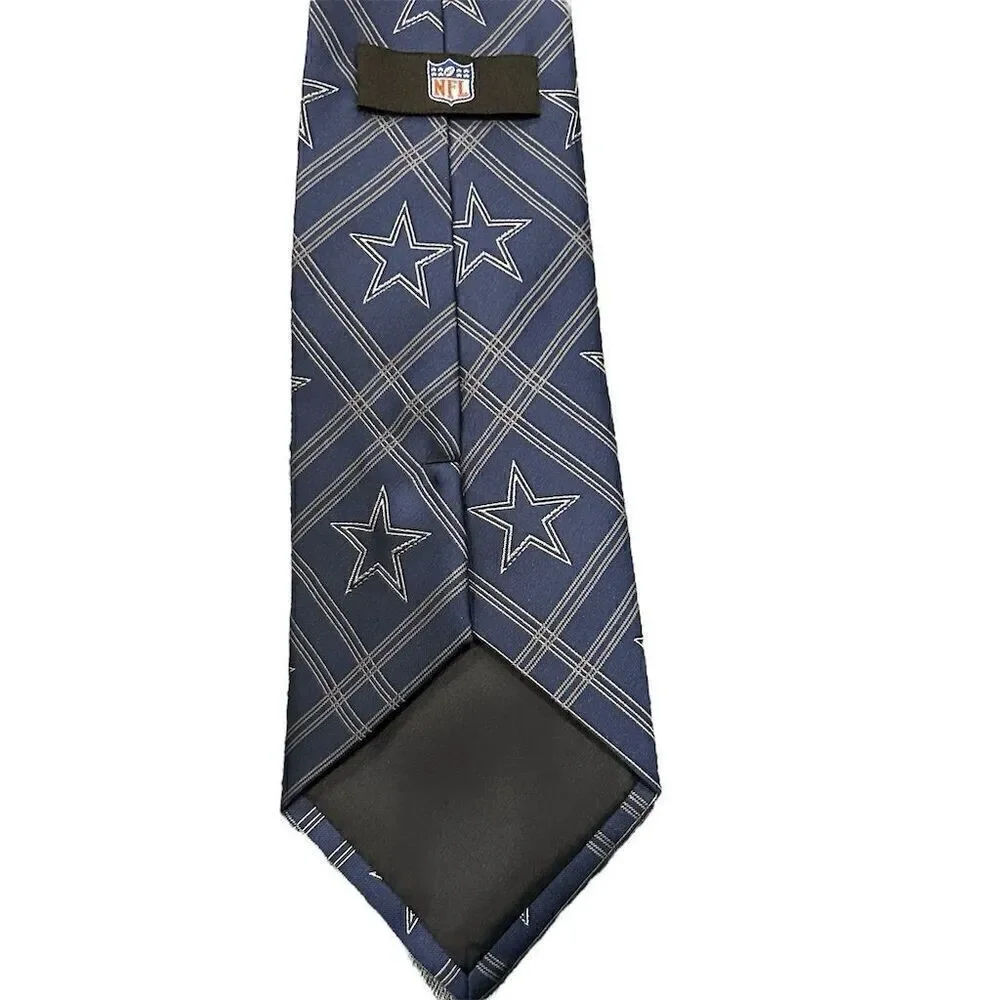 Dallas Cowboys Men's Blue Necktie NFL Football Team Fashion Accessory‎