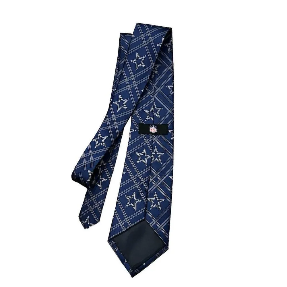 Dallas Cowboys Men's Blue Necktie NFL Football Team Fashion Accessory‎