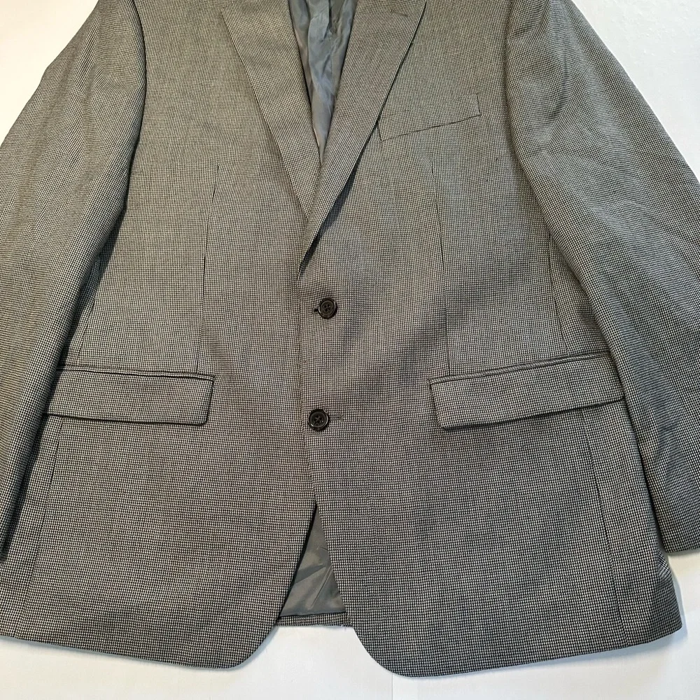 Ralph Lauren‎ blade sports coat size 42R  2 button front, black and gray plaid