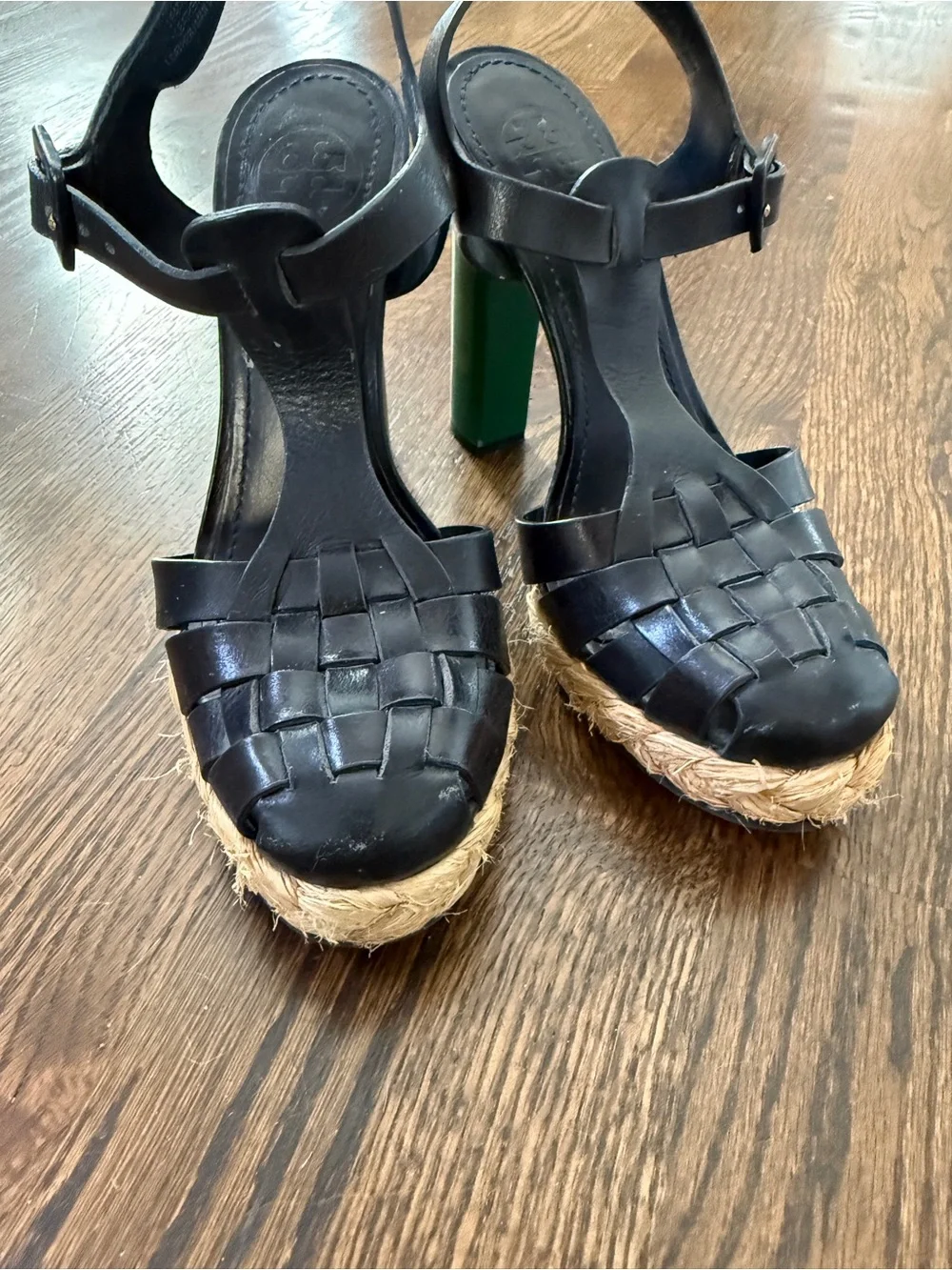 Tory Burch Abella Colorblock High Heel Platform Sandals