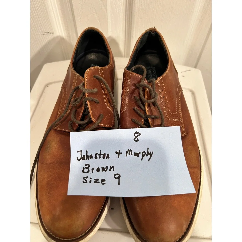 Johnston & Murphy low dress tan