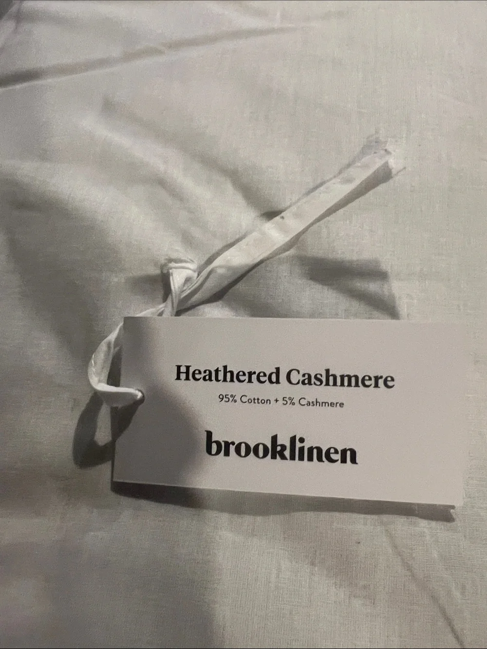 Brooklinen heathered cashmere