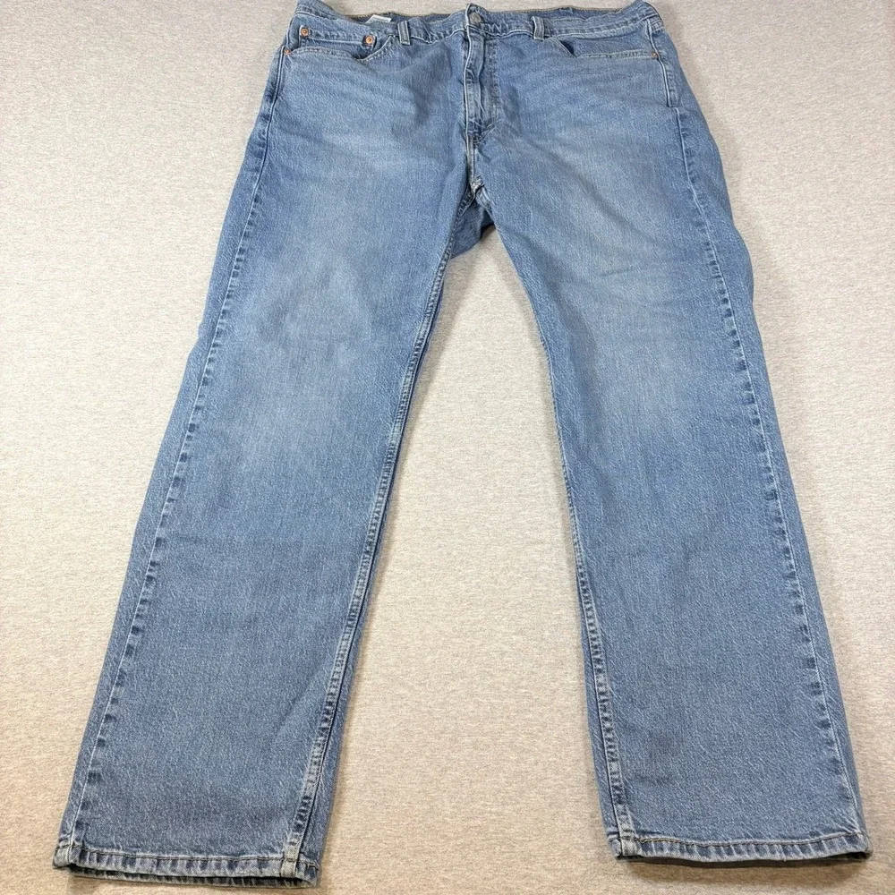 Levi's 505 Regular Fit Jeans Mens 40x32 Blue Straight Leg Denim Medium Wash
