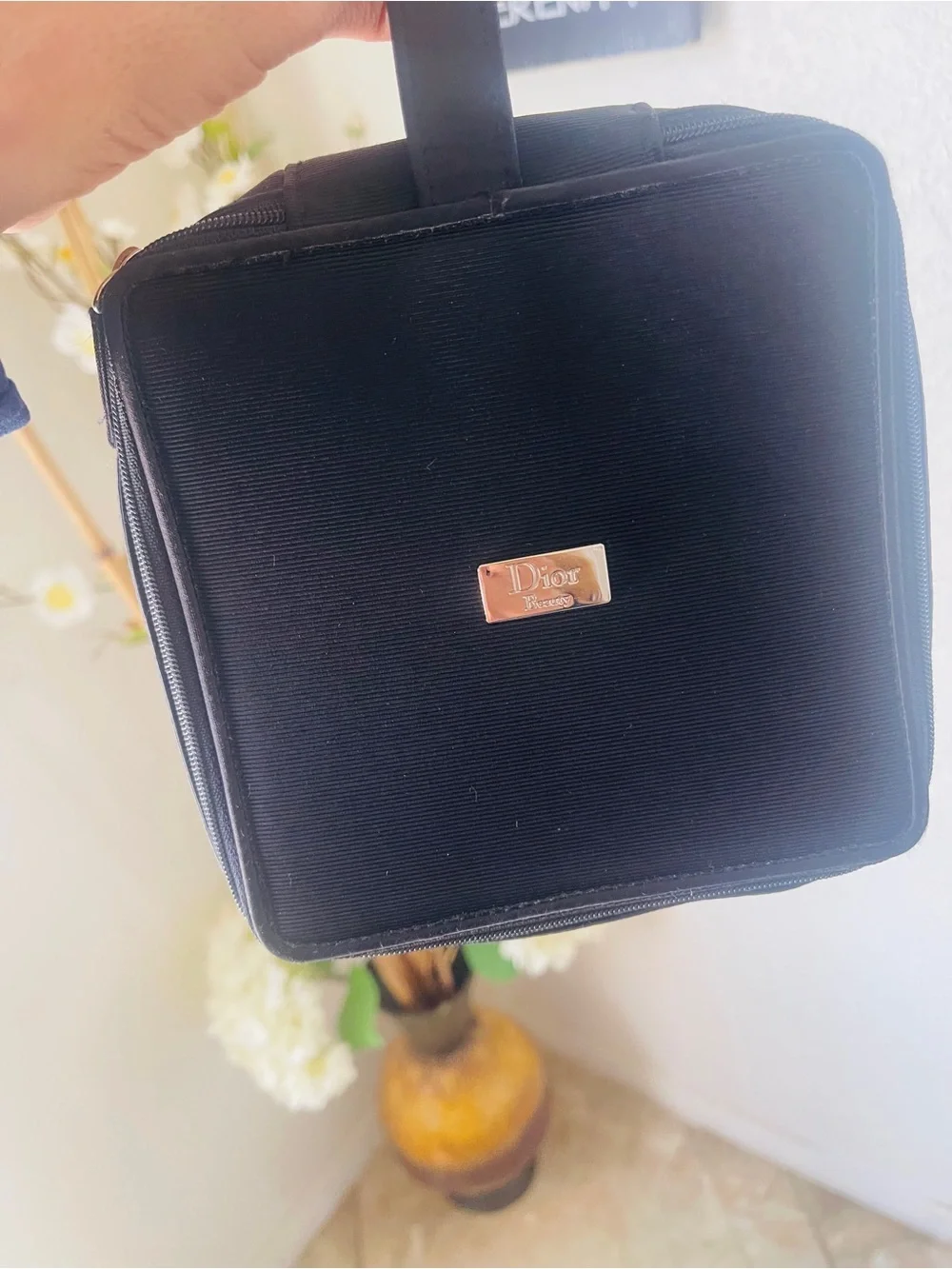 Dior Beauty Trousse de Toilette – Black Cosmetic Travel Case