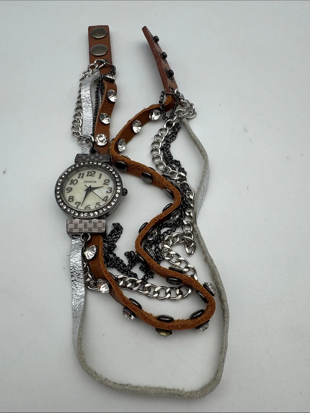 Geneva watch brown