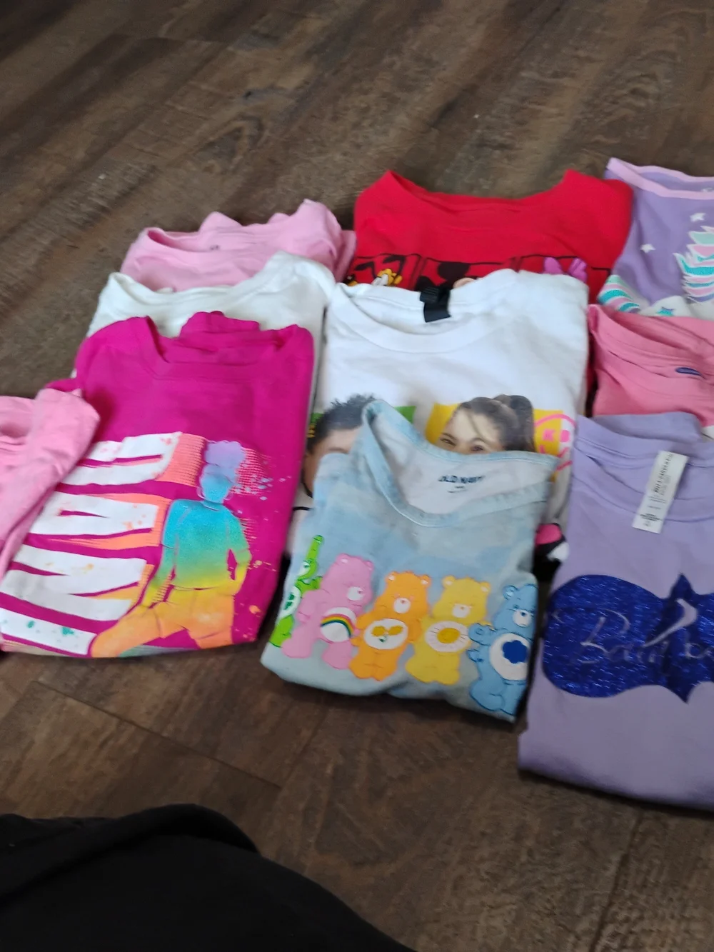 Girls Pink and Purple Mixed Clothing Bundle - Kids Accessories Sz 6/8 X