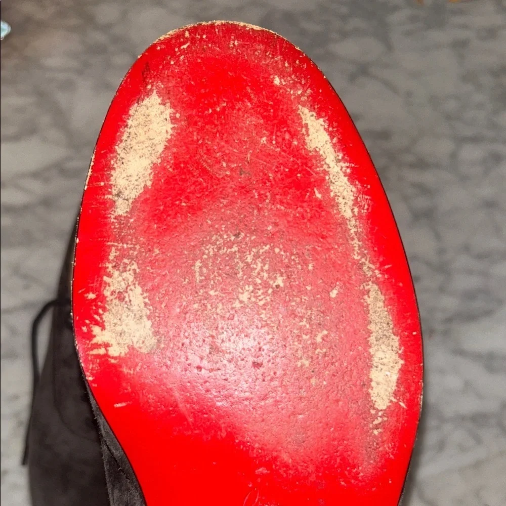 Christian Louboutin dark gray signature