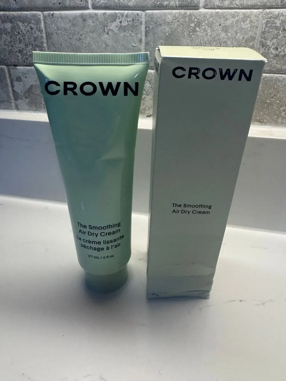 Crown Affair the Smoothing Air Dry Hair Styling Cream 6 Oz/177 ML
