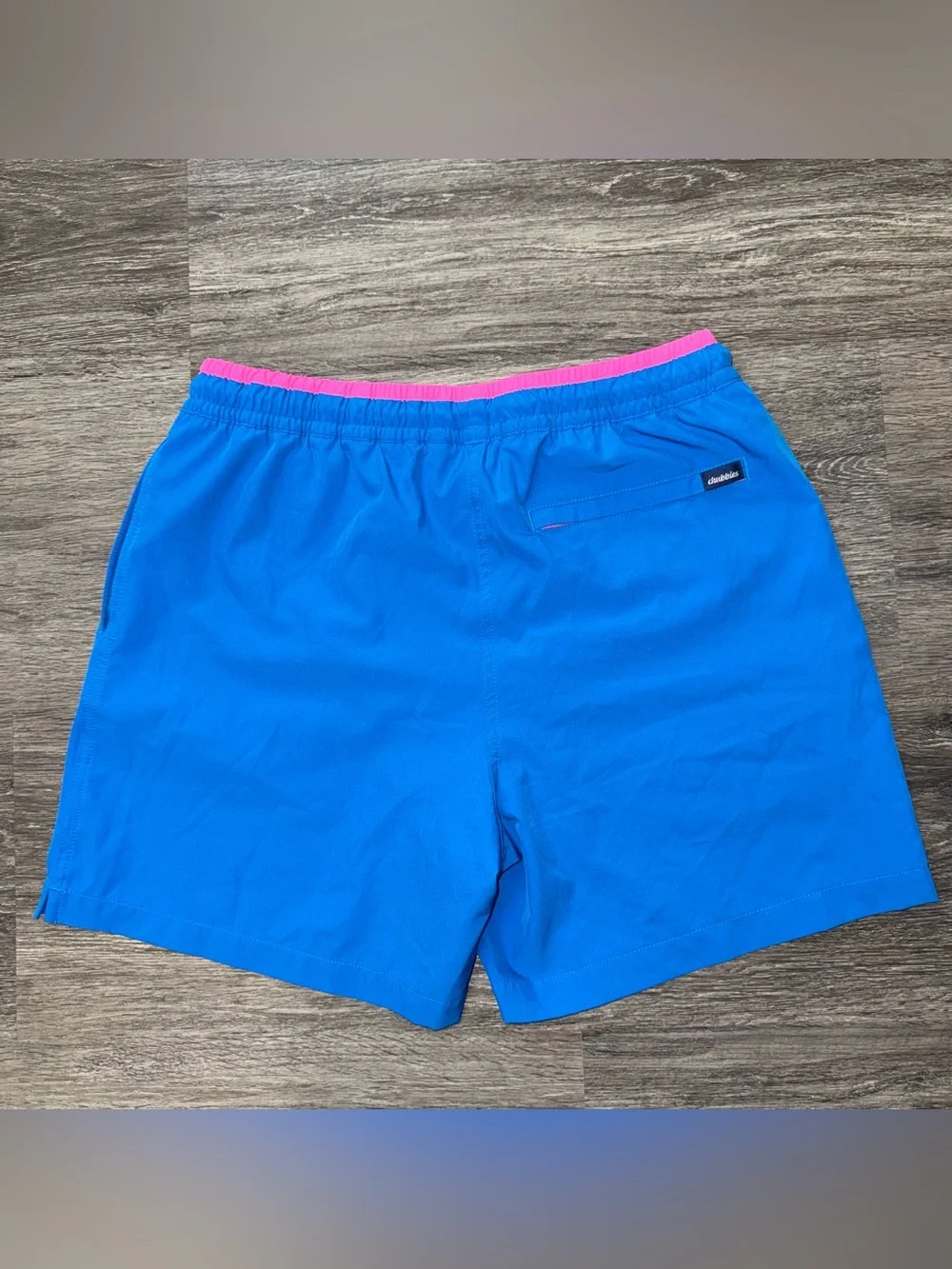 Chubbies 5.5-Inch The Prince of Prints Swim Trunks - Bright Blue Men’s Size M