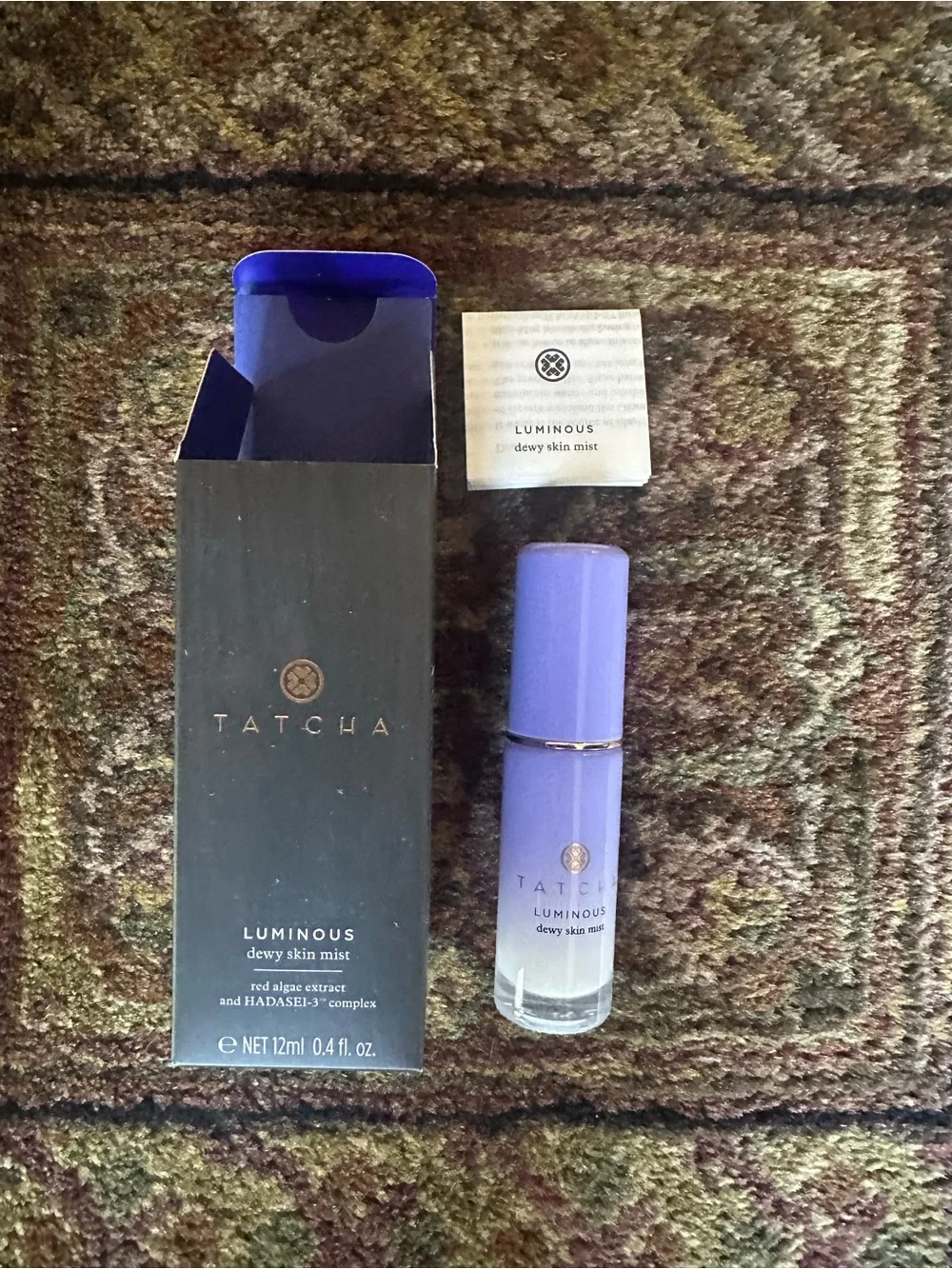 Tatyana Luminous Dewy Skin Mist - Black & Gold:  Travel Size - 12ml - 0.4 fl. oz