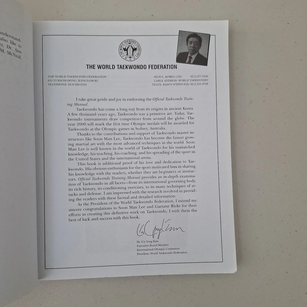 Used Book official taekwondo