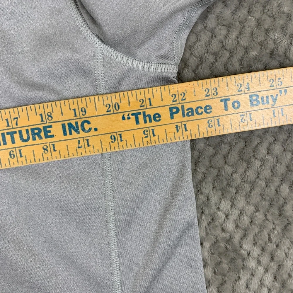 The North Face Mens Tech 1/4 Zip Pullover Grey Beacon Logo NF0A3LHB Size Large‎