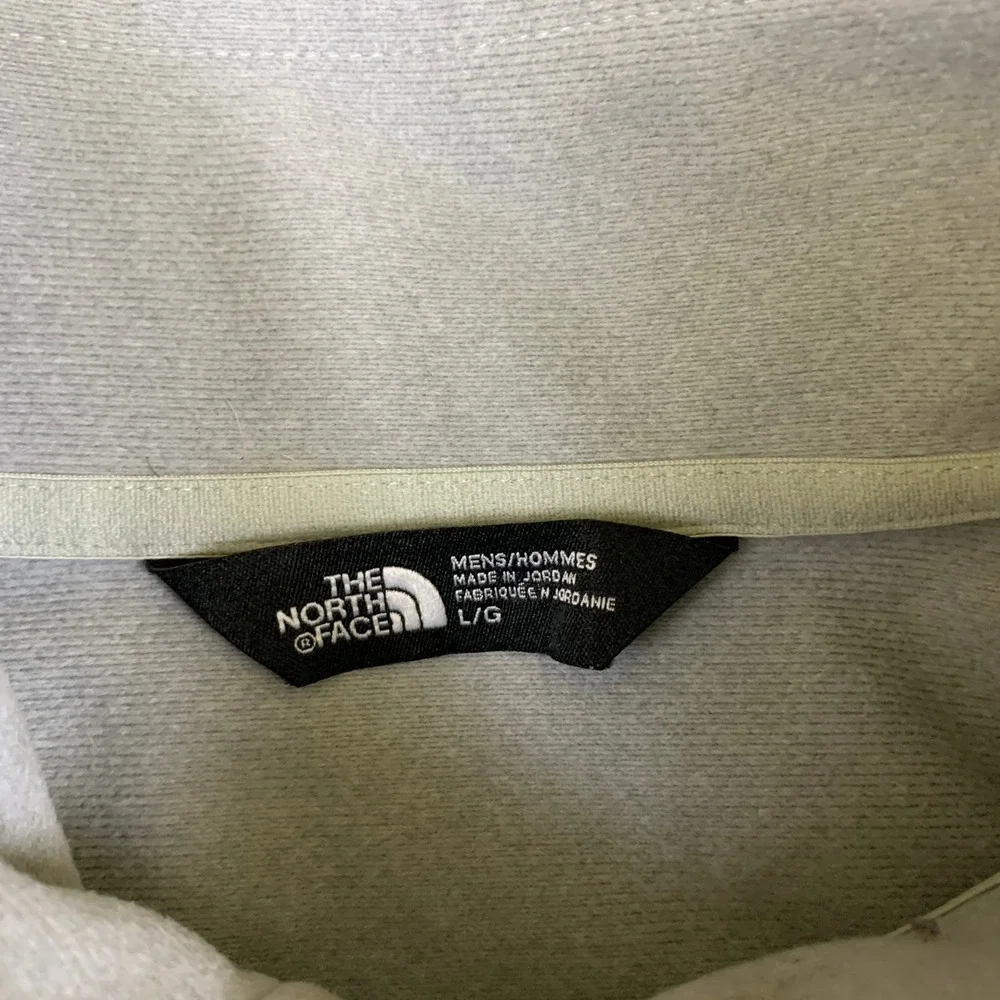 The North Face Mens Tech 1/4 Zip Pullover Grey Beacon Logo NF0A3LHB Size Large‎