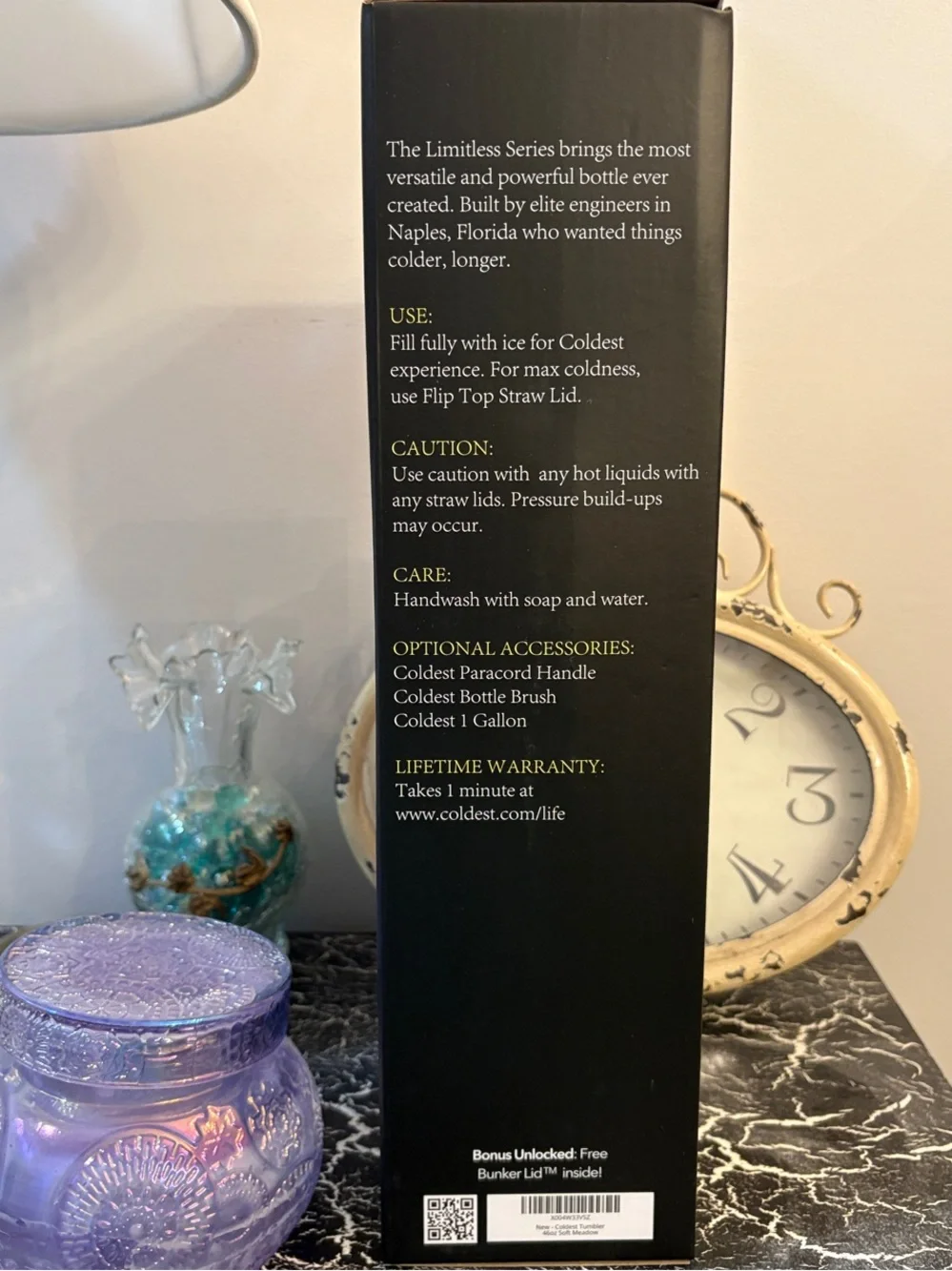 Coldest limitless bottle