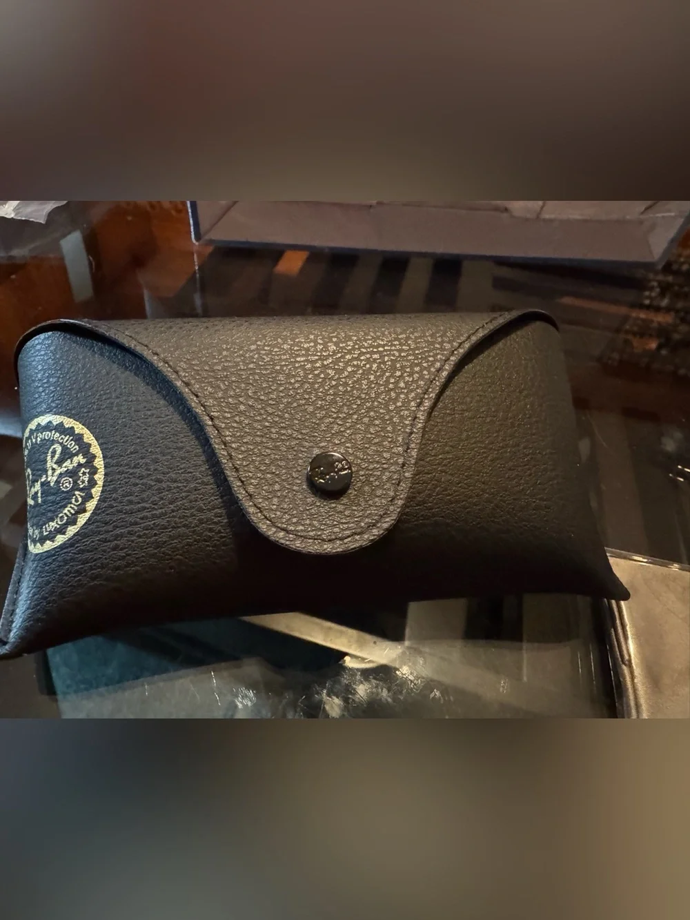 Ray-Ban box side