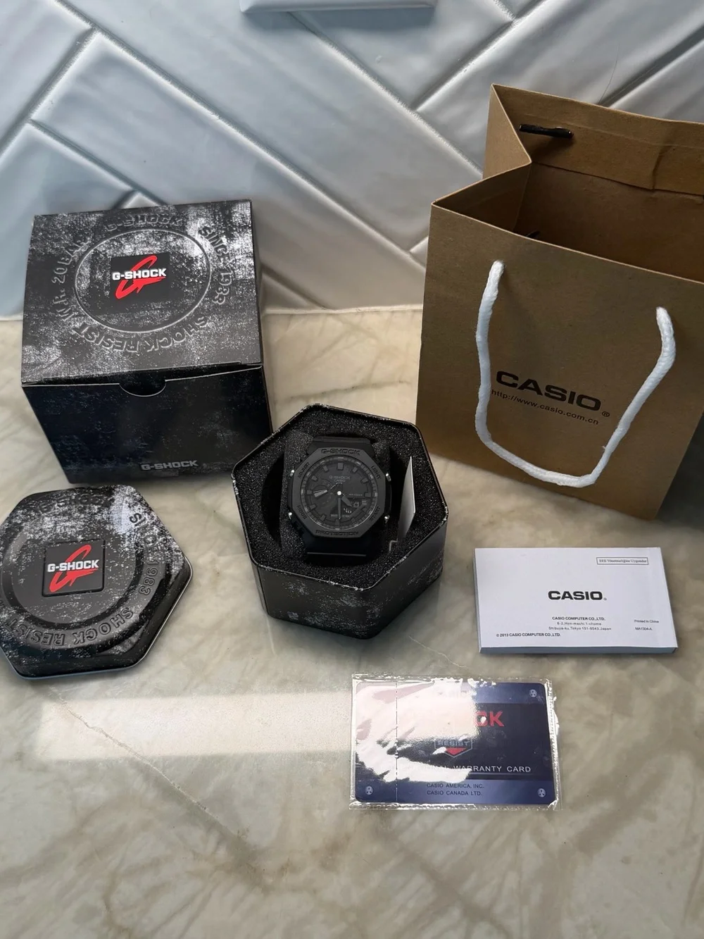 Casio Black G-Shock Men’s Analog-Digital Resin Watch