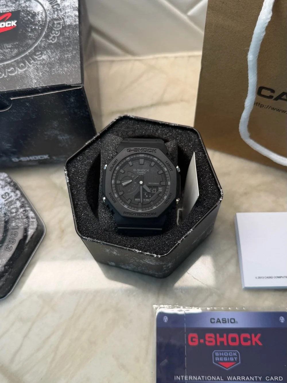 Casio Black G-Shock Men’s Analog-Digital Resin Watch