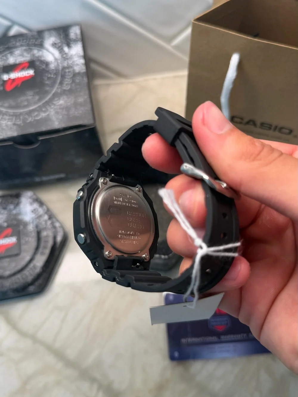 Casio Black G-Shock Men’s Analog-Digital Resin Watch