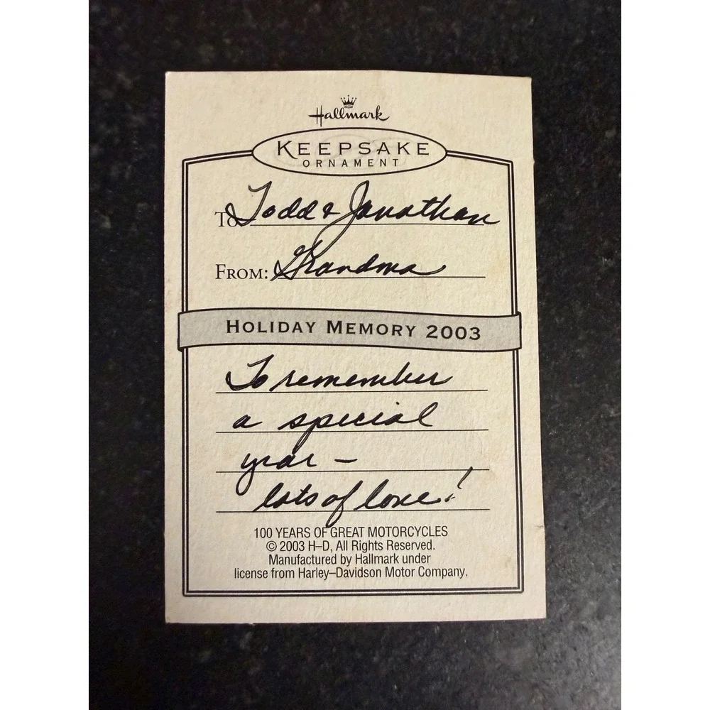 Hallmark 2003 keepsake