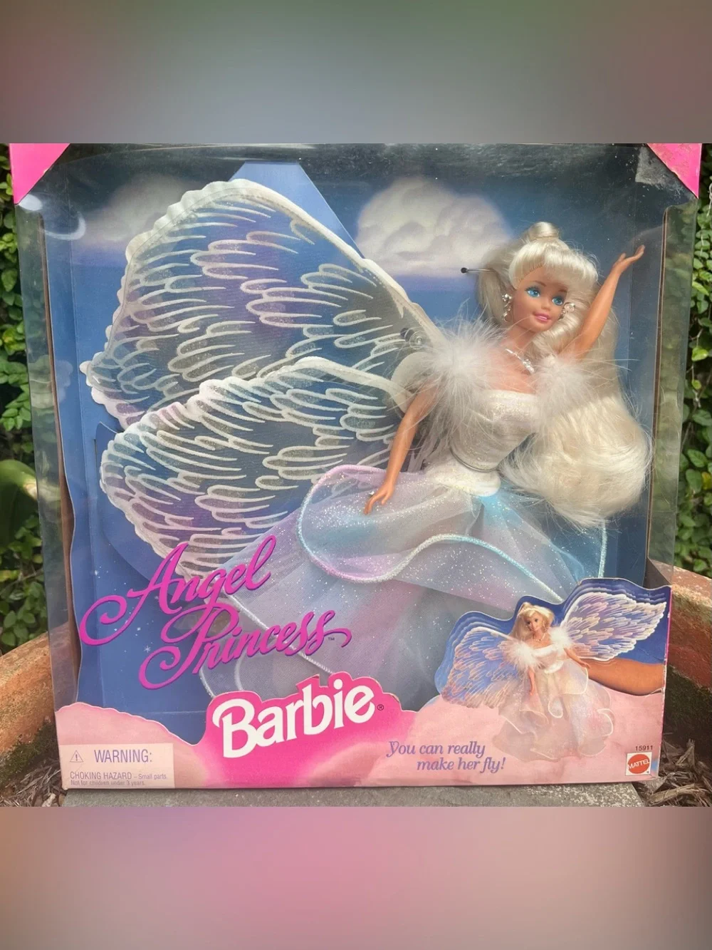 1996 Angel Princess Barbie Never Removed From Box