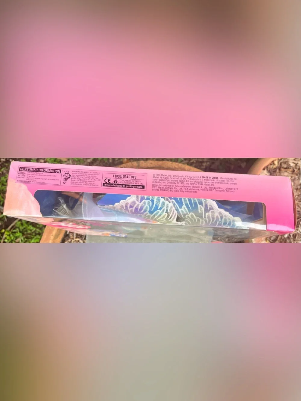 1996 Angel Princess Barbie Never Removed From Box