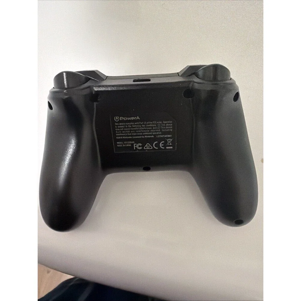Nintendo Switch Wired Controller PowerA Black-No Cord, Tested - Working
