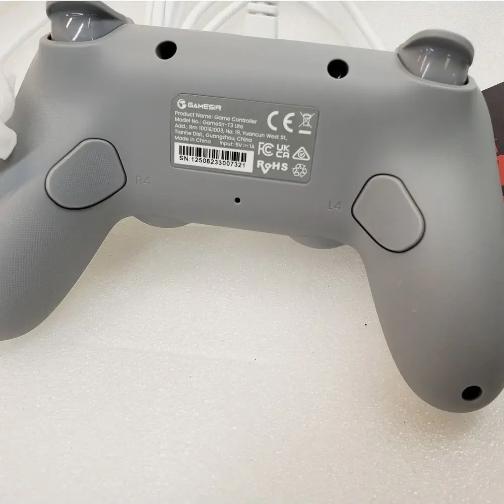 GameSir Tegenaria Lite Wired Gaming Controller Serene White Anti-Drift Joysticks