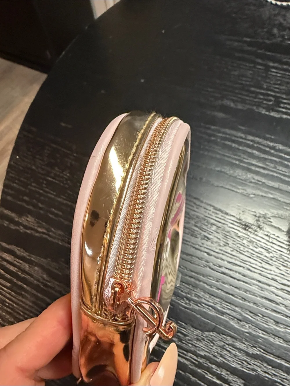 Juicy Couture heart eye metallic