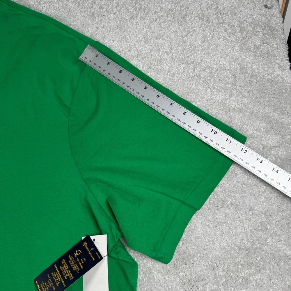Polo Ralph Lauren T-Shirt HOLE Mens 4XLT Green Script Logo Short Sleeve Tee NWT