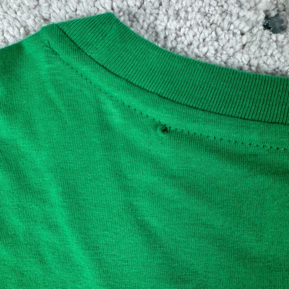 Polo Ralph Lauren T-Shirt HOLE Mens 4XLT Green Script Logo Short Sleeve Tee NWT