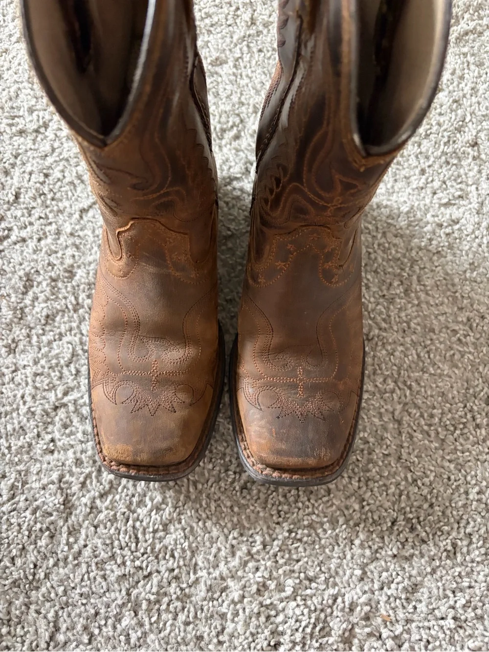 Ariat Kids Brown and Black Cowboy Boots