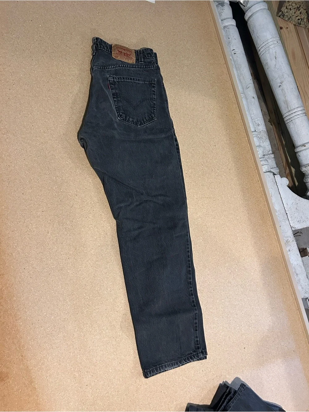 Levi's Men's Black Relaxed Fit Jeans