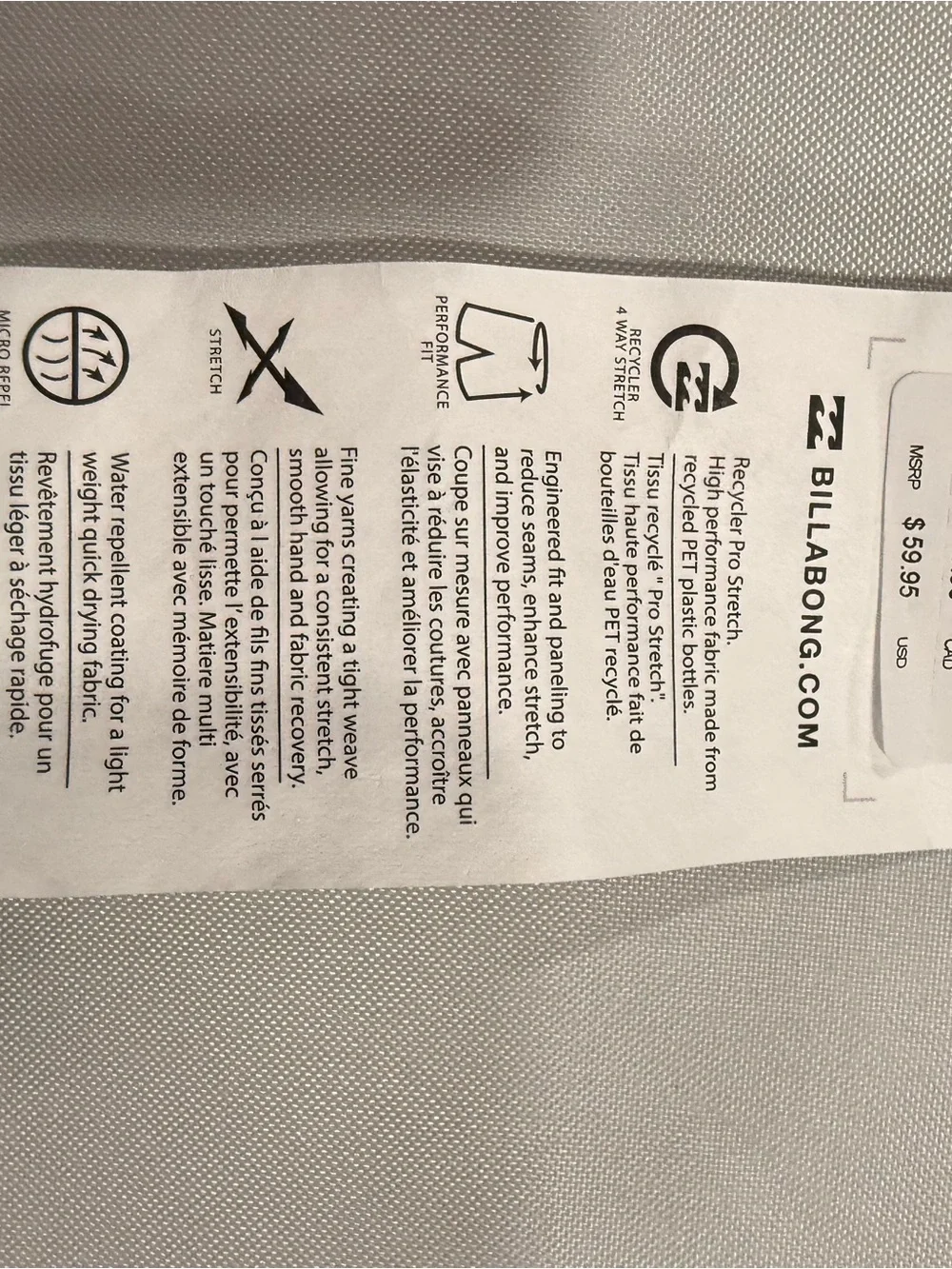 Billabong new tags