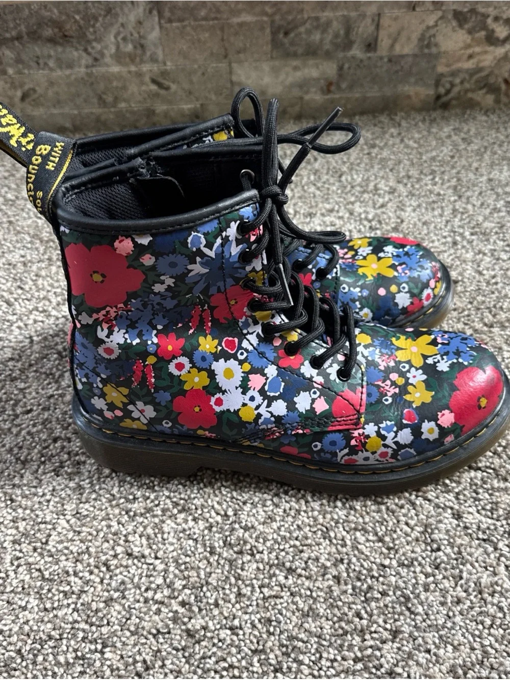 Dr. Martens vibrant floral