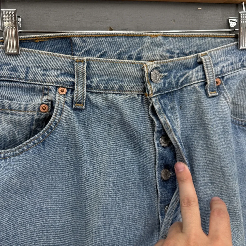 Levis button crafted