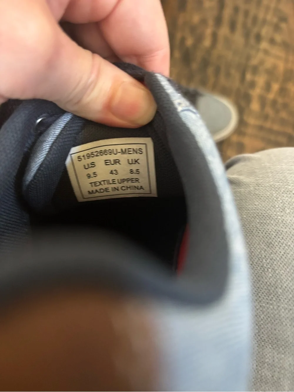 Levi's Light Blue / Gray Low-Top Sneakers with Black Laces