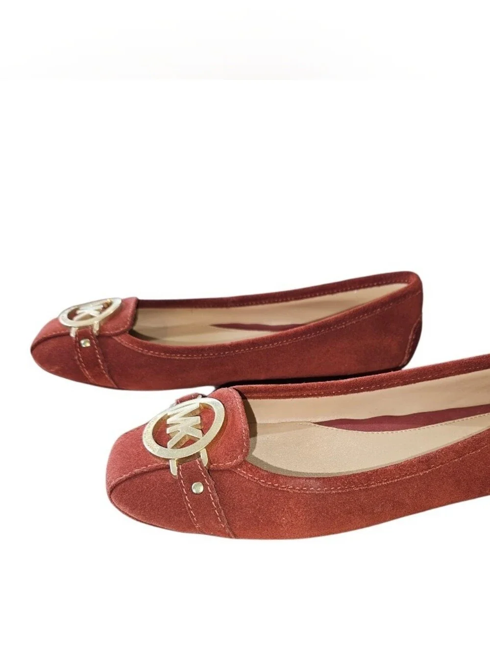 Michael Kors rust suede
