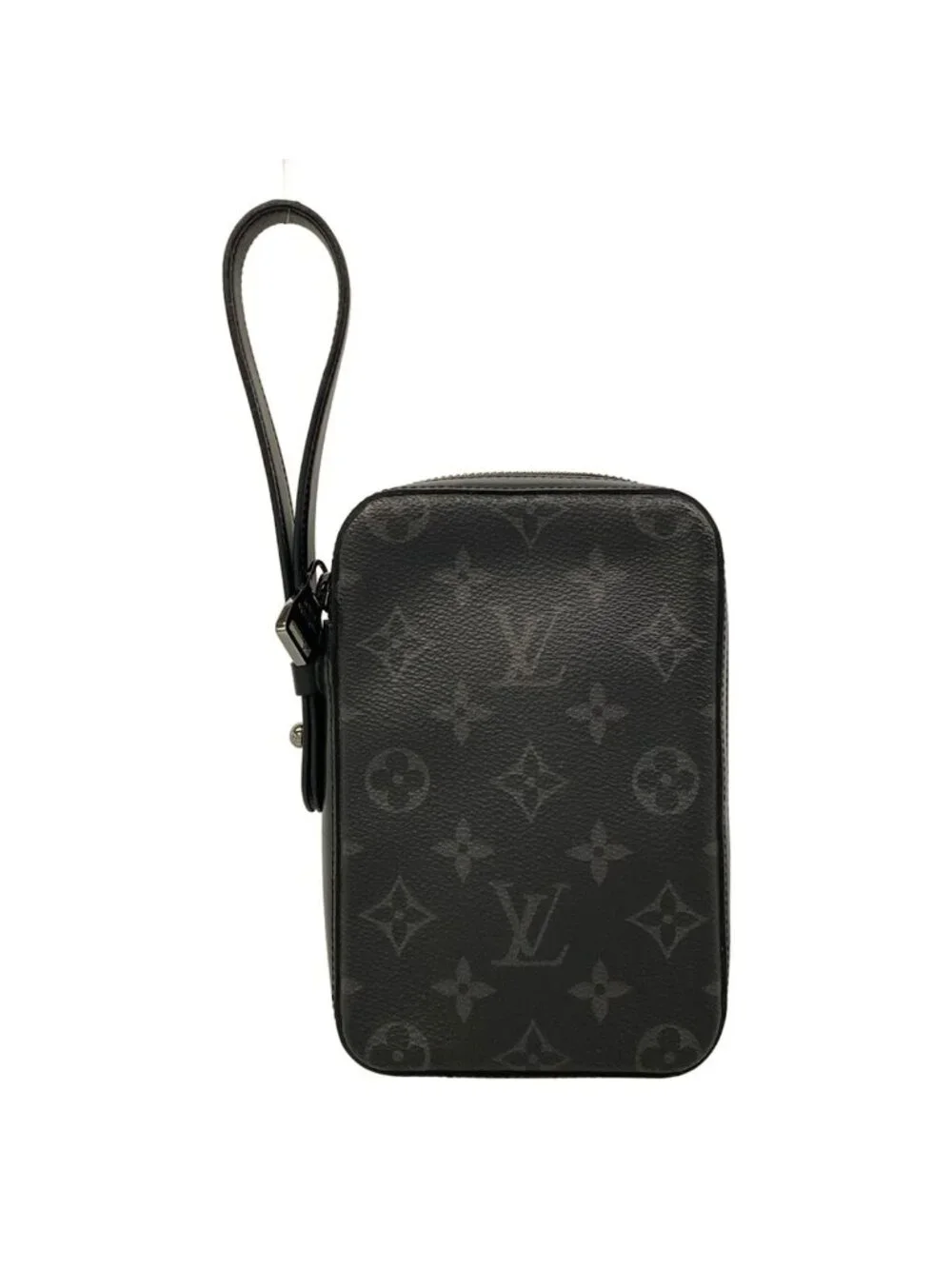 Louis Vuitton Monogram Canvas Box Clutch Eclipse
