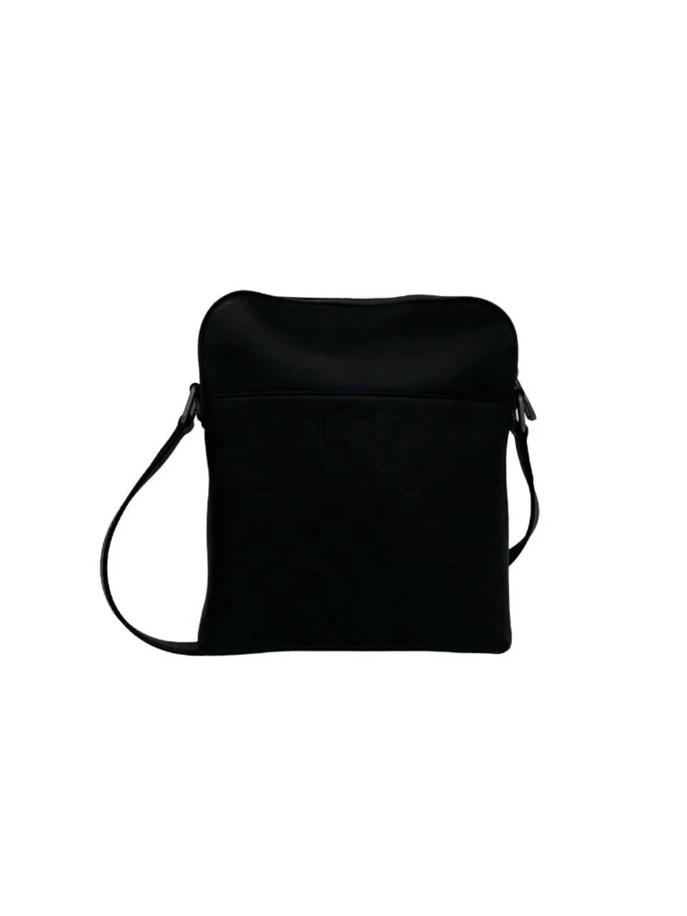 Louis Vuitton Pochette District Damier Infini Leather Shoulder Bag Black