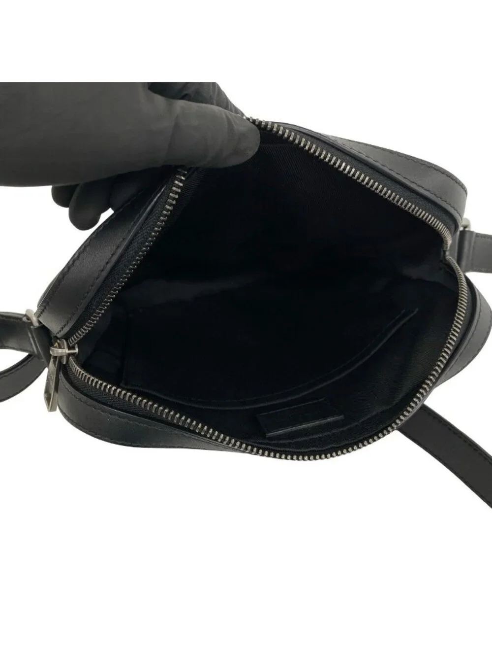 Louis Vuitton Pochette District Damier Infini Leather Shoulder Bag Black