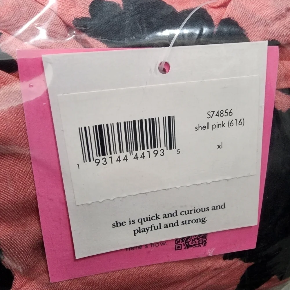 Kate Spade New York Bicolor High Neck Halter Cover-Up Dress Size XL NWT