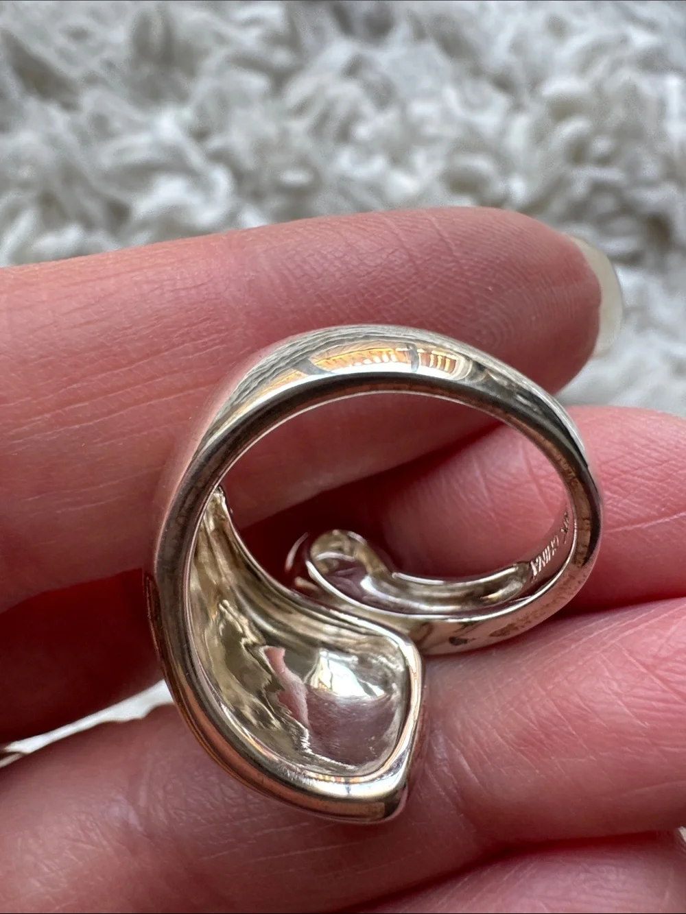 Eric Grossbardt Bypass 18k and Sterling Ring