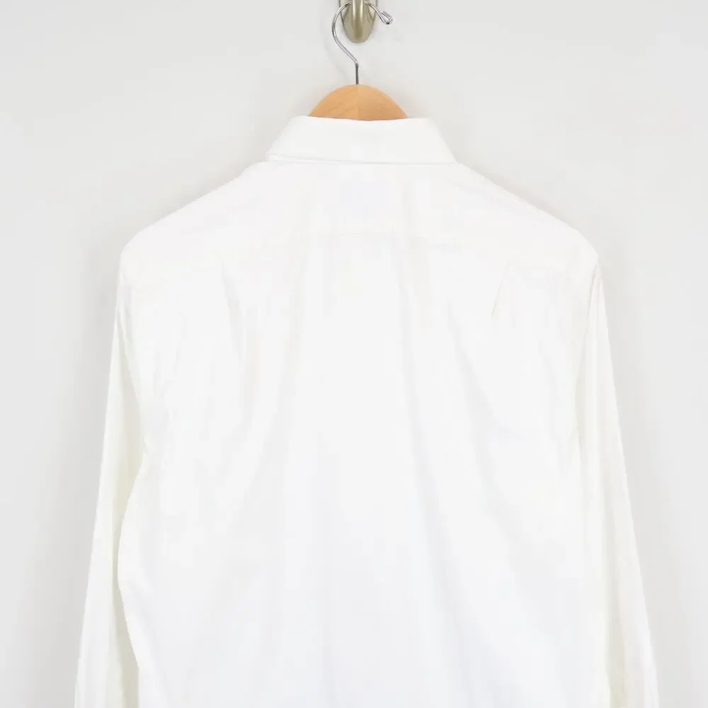 J.Crew Classic Bowery Performance Stretch Dress Shirt Spread Collar White M NWOT