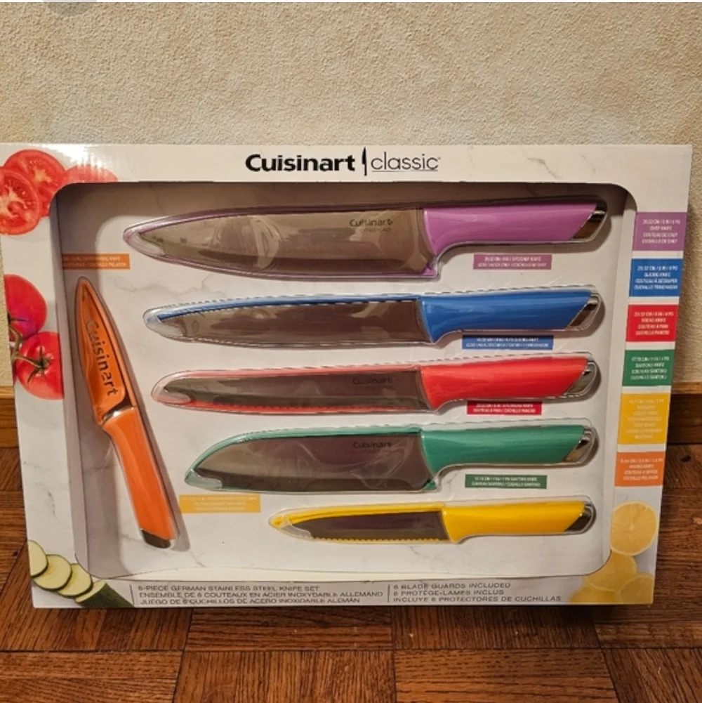 Cuisinart Classic - German Stainless Steel Knife Set - 6 pieces