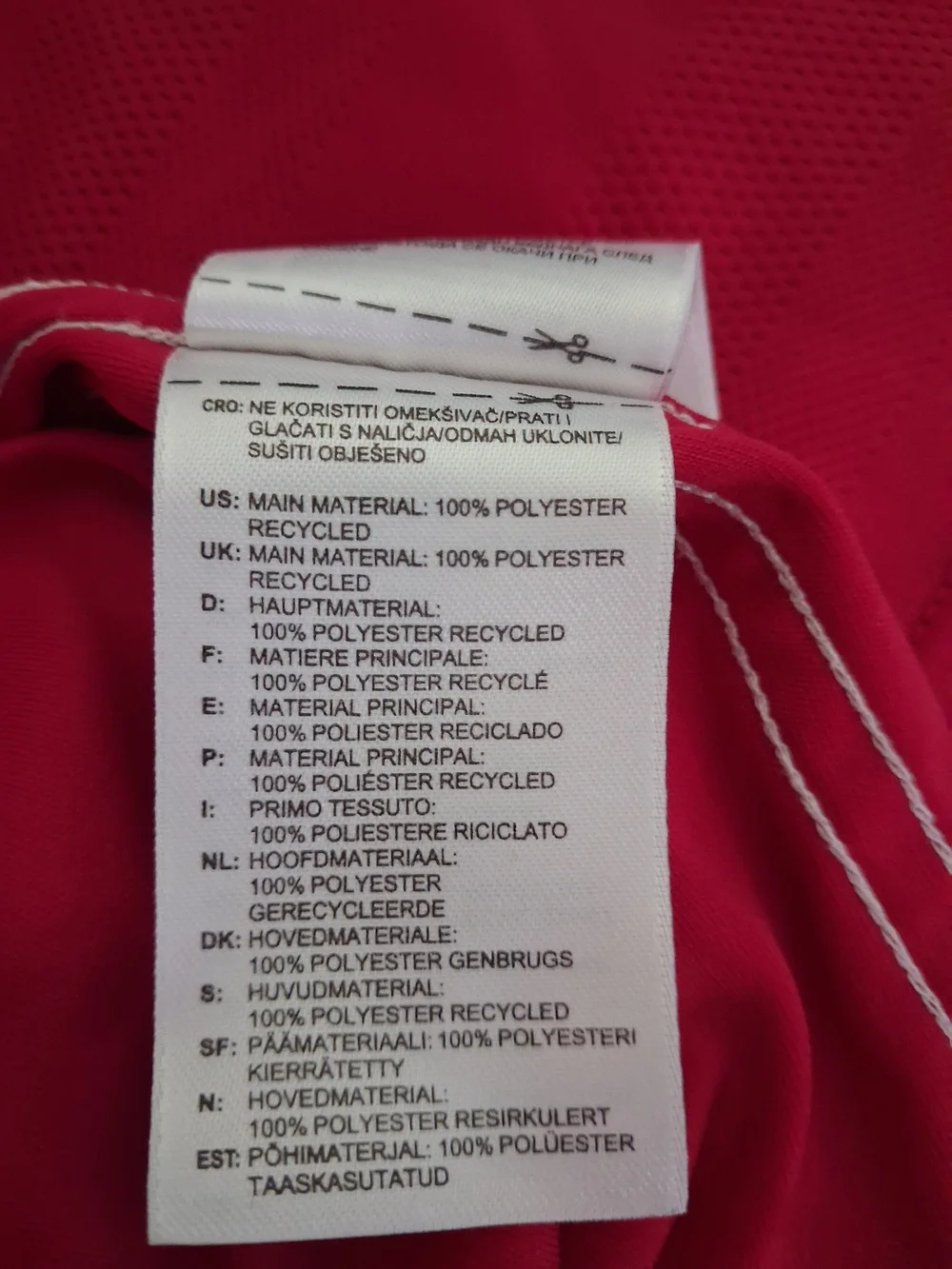 adidas Tiro 17 Men’s Red Athletic V-Neck Jersey with White Trim