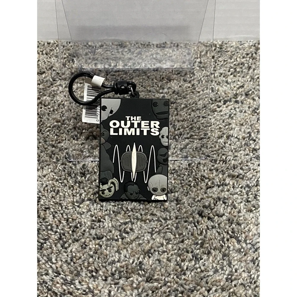 Bag Clip The Outer Limits Unisex Black/Gray New 3D Foam Keychain OS