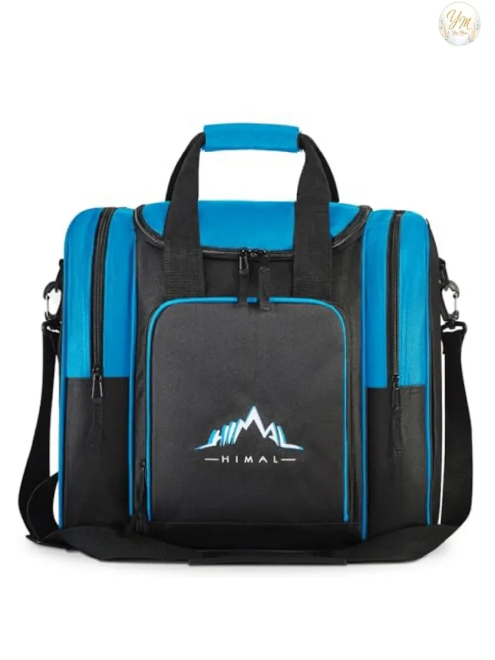 Bowling Ball Bag with Padded Holder, Fits Shoes Size 14, Adjustable Strap,